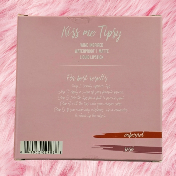 ☘️3/$15☘️ CAI Cosmetics - Wine-Inspired Matte Liquid Lipstick Set - Picture 2 of 2